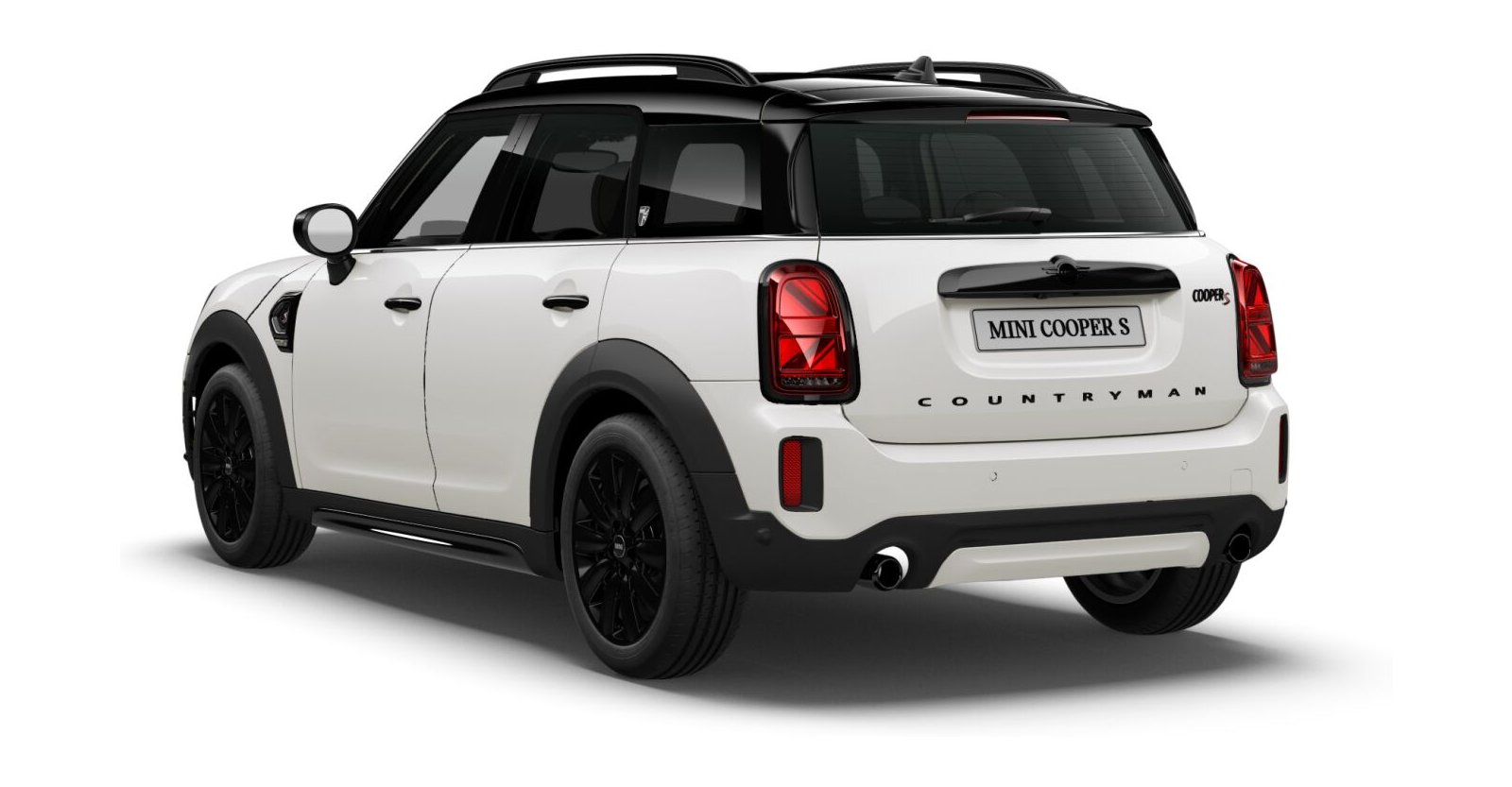 MINI MINI Countryman in Weiß von hinten MINI MINI Countryman in Weiß von hinten