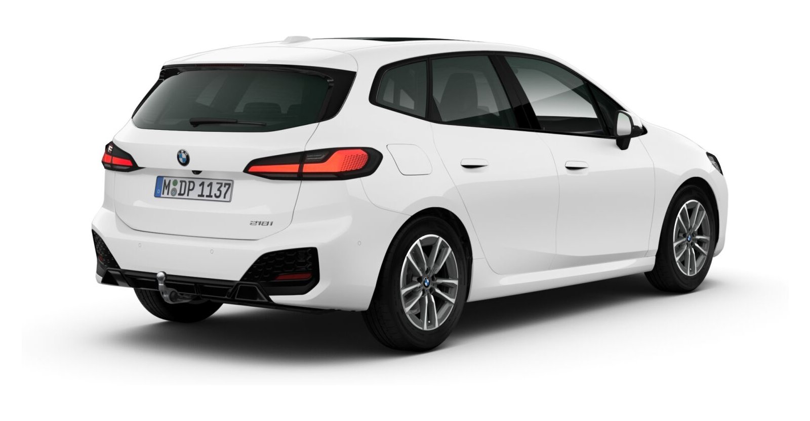 BMW BMW 2er in Weiß von hinten BMW BMW 2er in Weiß von hinten