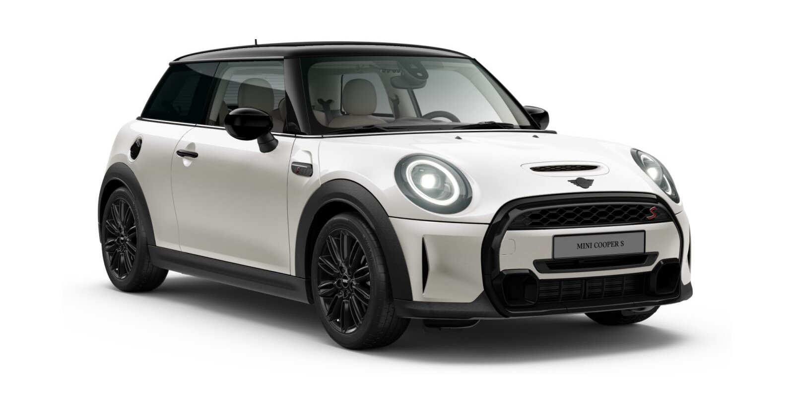 MINI MINI 3-Türer in Weiß von vorne MINI MINI 3-Türer in Weiß von vorne