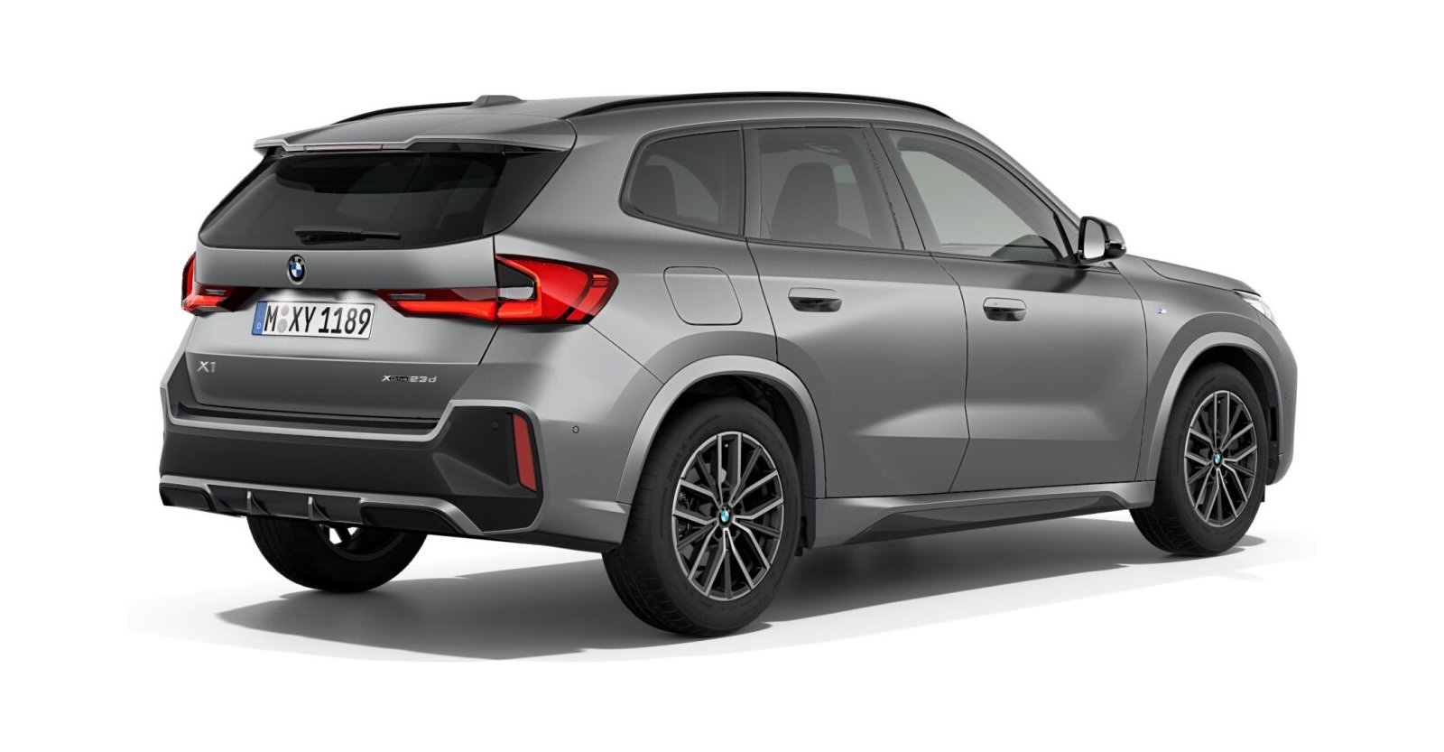 BMW BMW X in Grau von hinten BMW BMW X in Grau von hinten