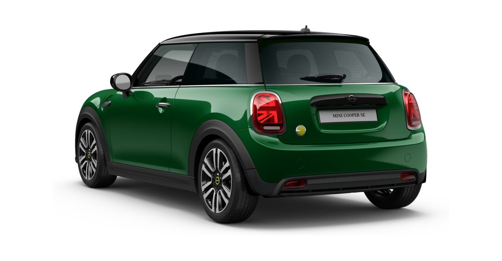 MINI MINI 3-Türer in Grün von hinten MINI MINI 3-Türer in Grün von hinten