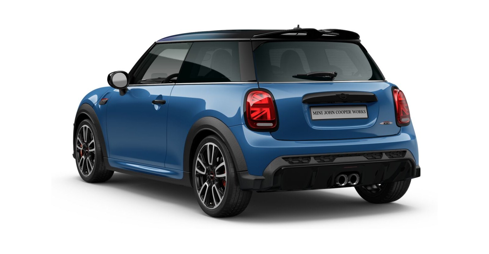 MINI MINI 3-Türer in Blau von hinten MINI MINI 3-Türer in Blau von hinten