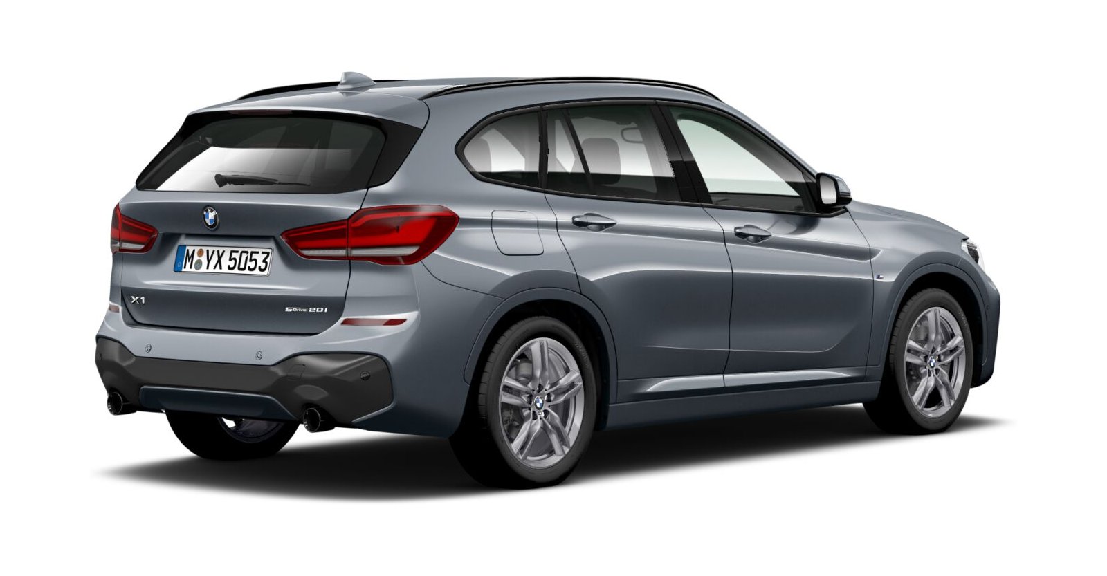 BMW BMW X in Grau von hinten BMW BMW X in Grau von hinten