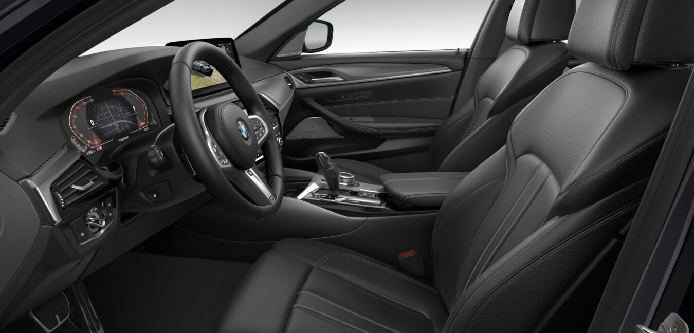 BMW BMW 5er im Innenraum seitlich BMW BMW 5er im Innenraum seitlich
