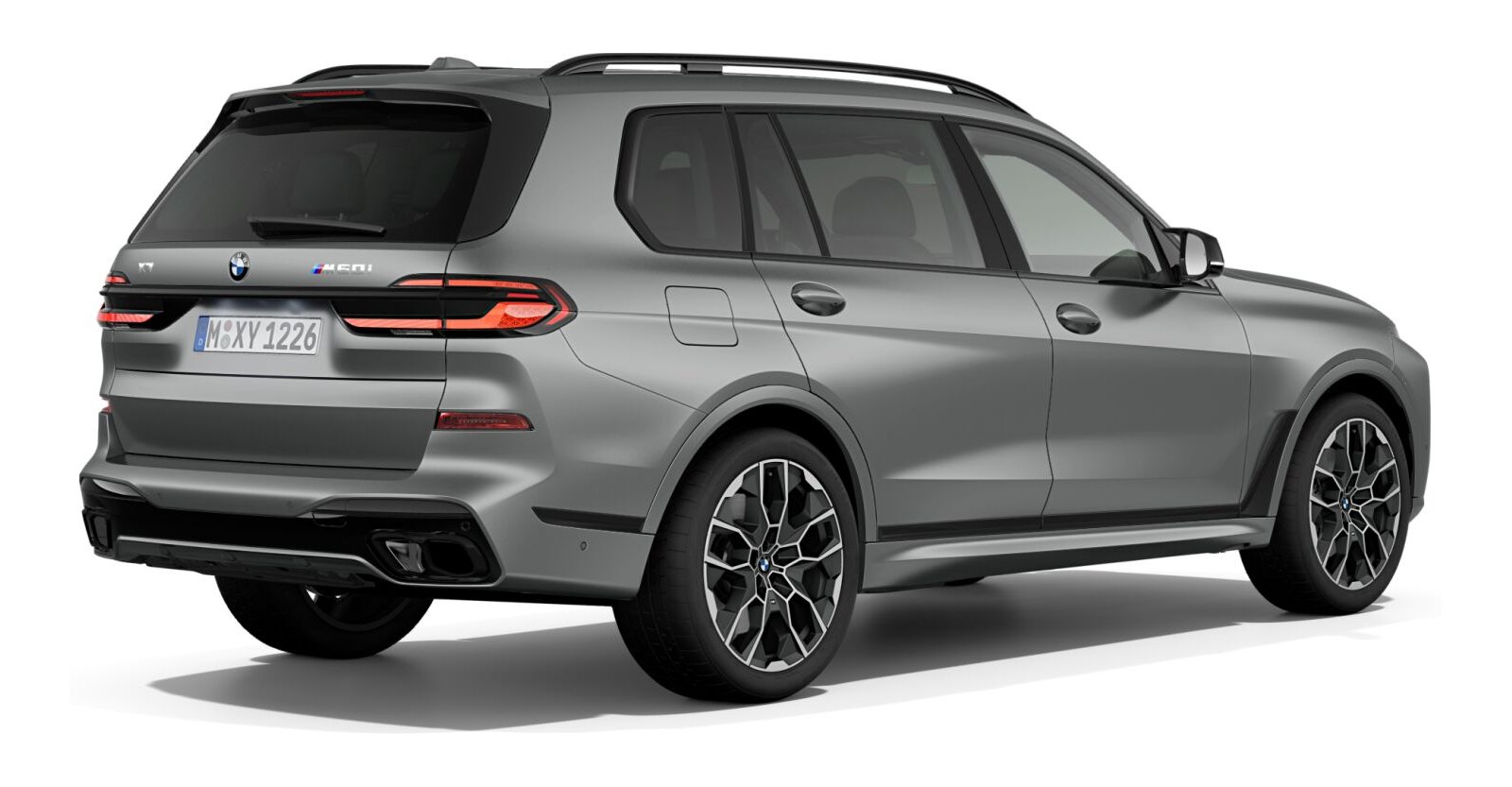 BMW BMW X in Grau von hinten BMW BMW X in Grau von hinten