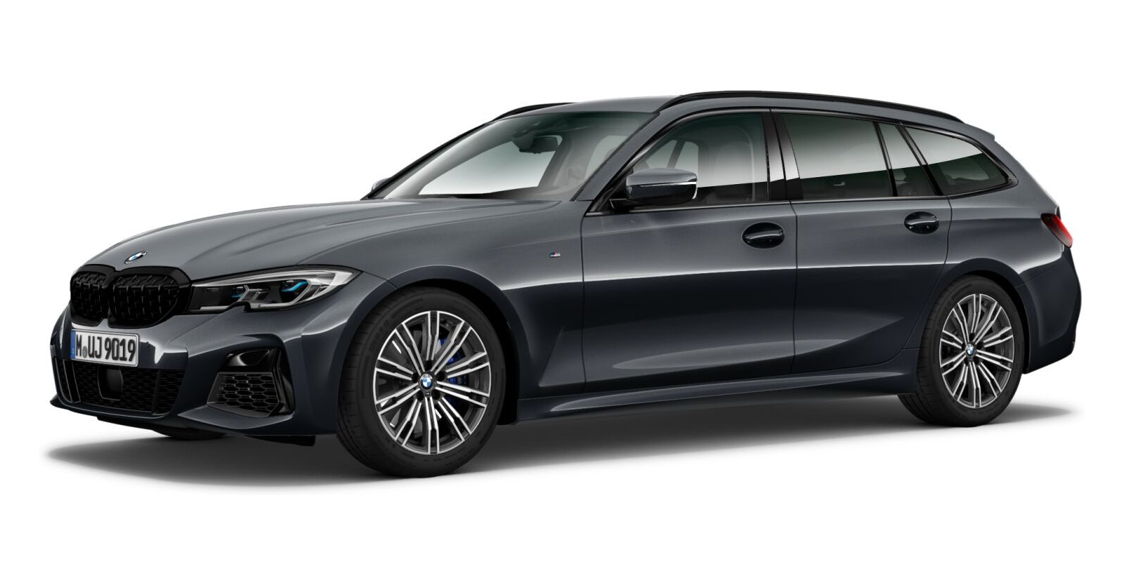 BMW BMW 3er in Grau von vorne BMW BMW 3er in Grau von vorne