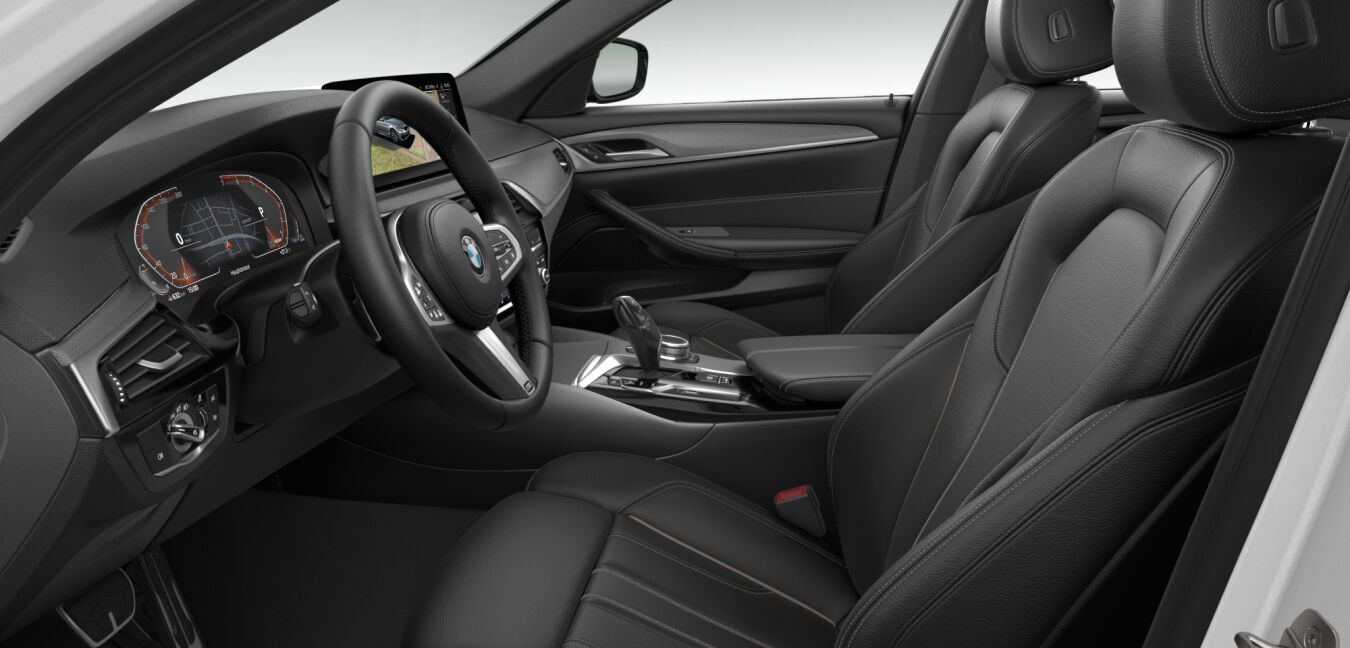 BMW BMW 5er im Innenraum seitlich BMW BMW 5er im Innenraum seitlich