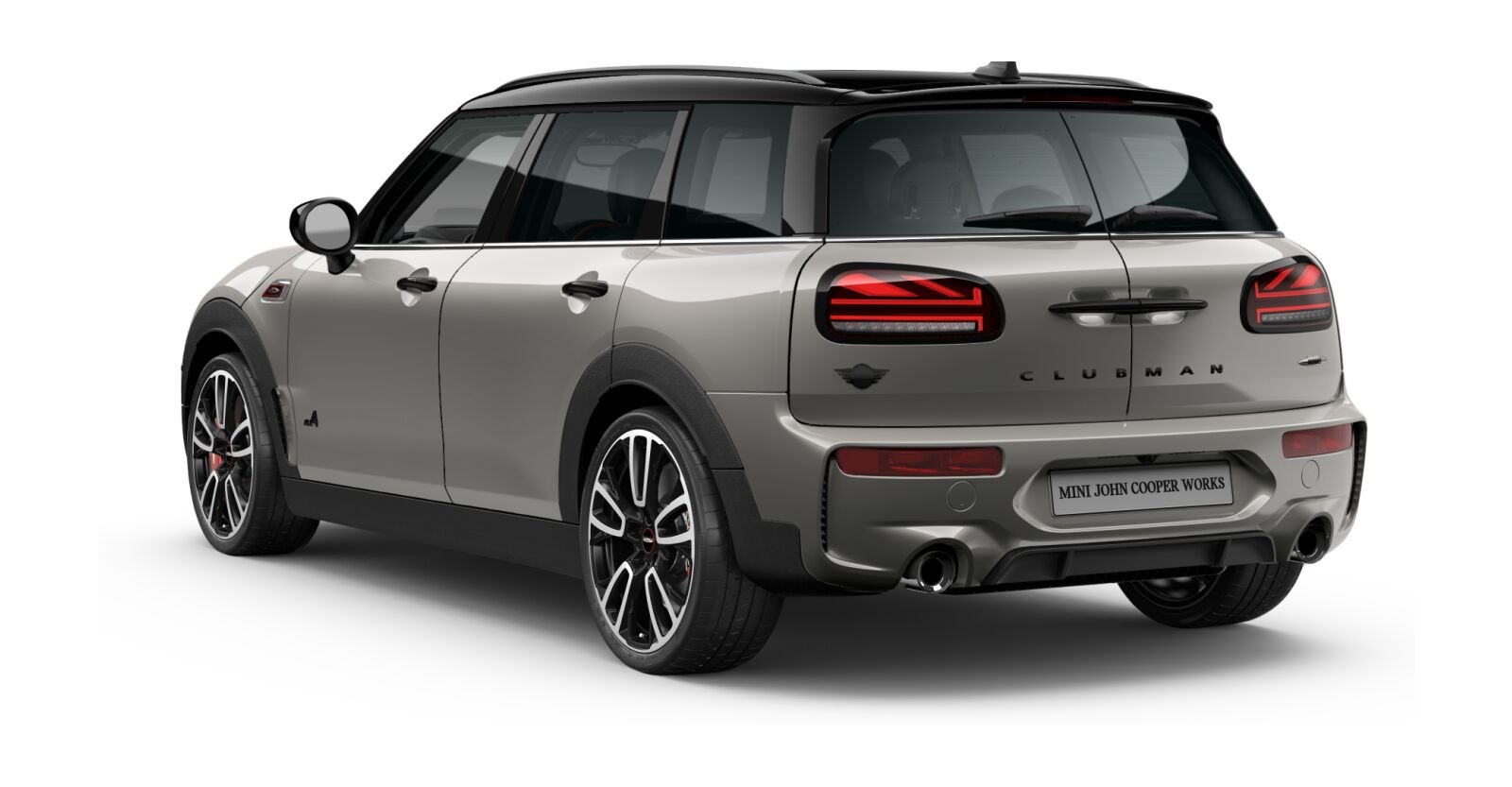 MINI MINI Clubman in Silber von hinten MINI MINI Clubman in Silber von hinten