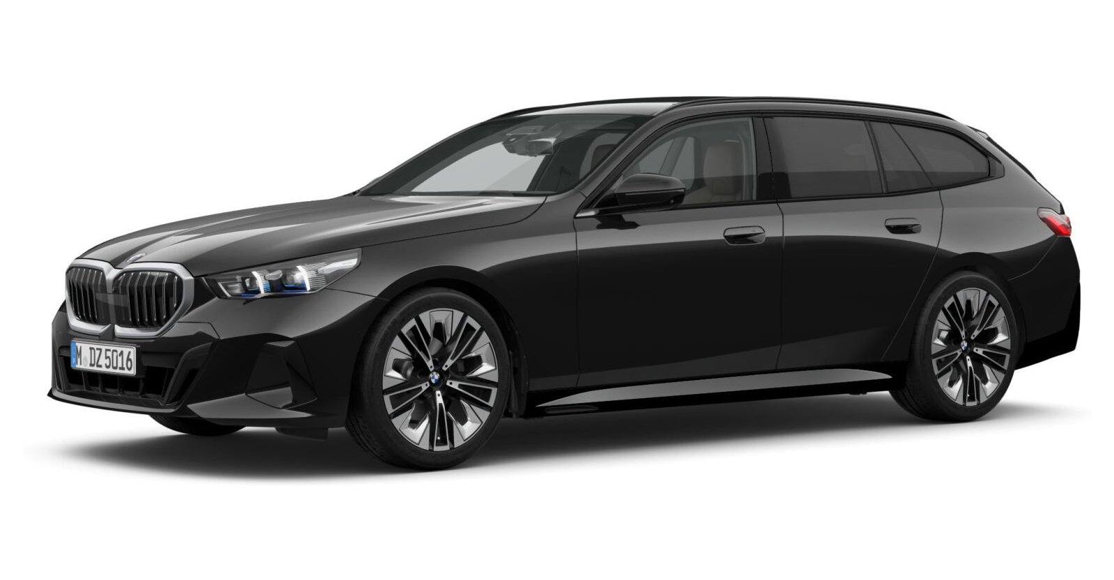 BMW BMW 5er in Schwarz von vorne BMW BMW 5er in Schwarz von vorne