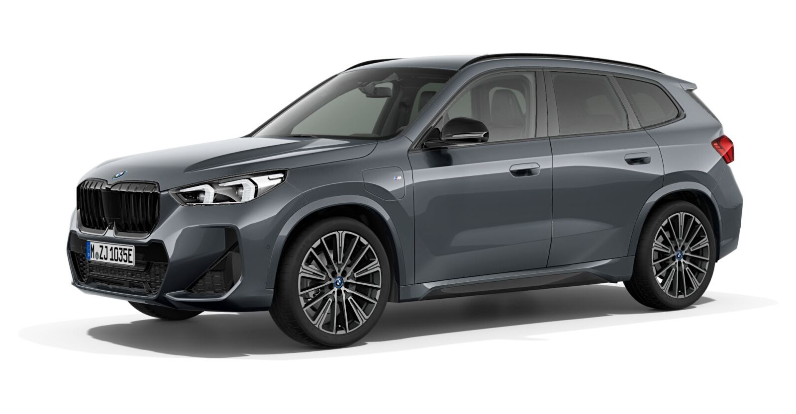 BMW X1 xDrive30e in Grau von vorne BMW X1 xDrive30e in Grau von vorne