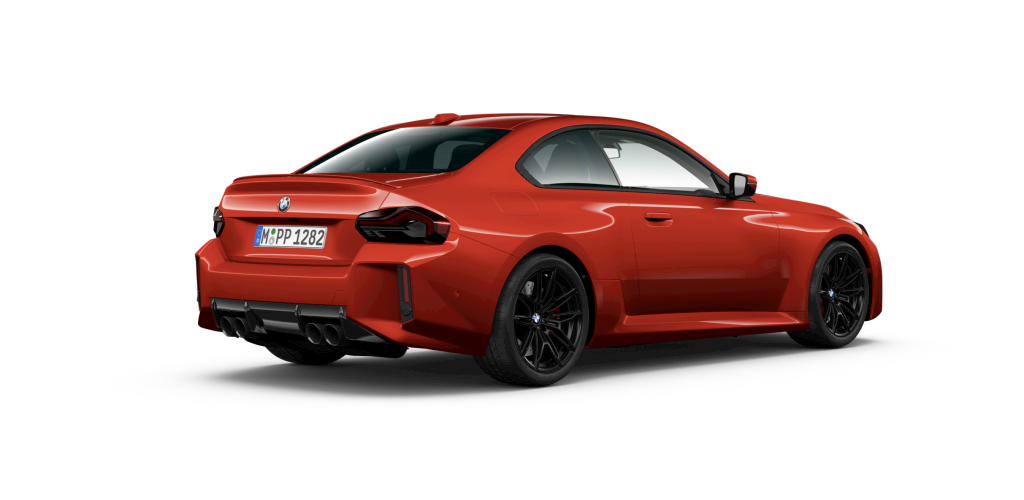 BMW BMW M in Rot von hinten BMW BMW M in Rot von hinten