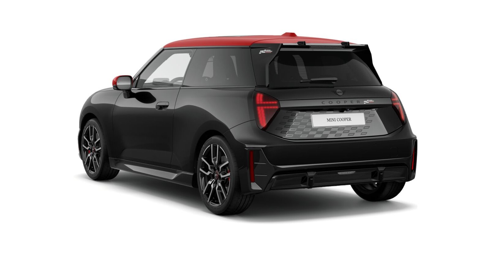 MINI MINI 3-Türer in Schwarz von hinten MINI MINI 3-Türer in Schwarz von hinten