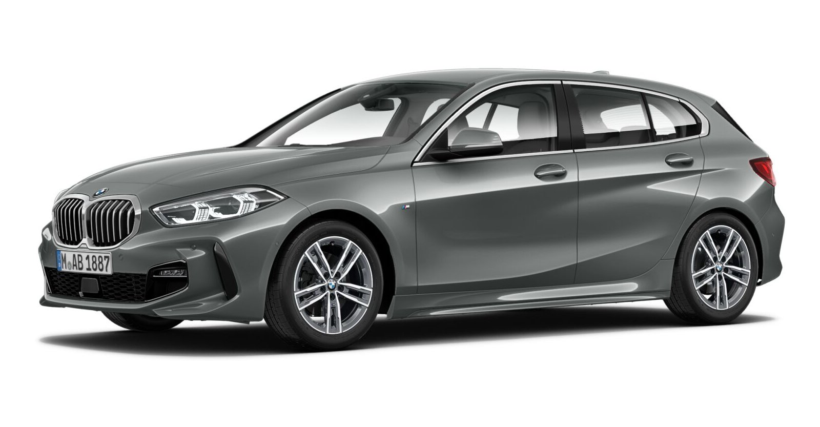 BMW BMW 1er in Grau von vorne BMW BMW 1er in Grau von vorne
