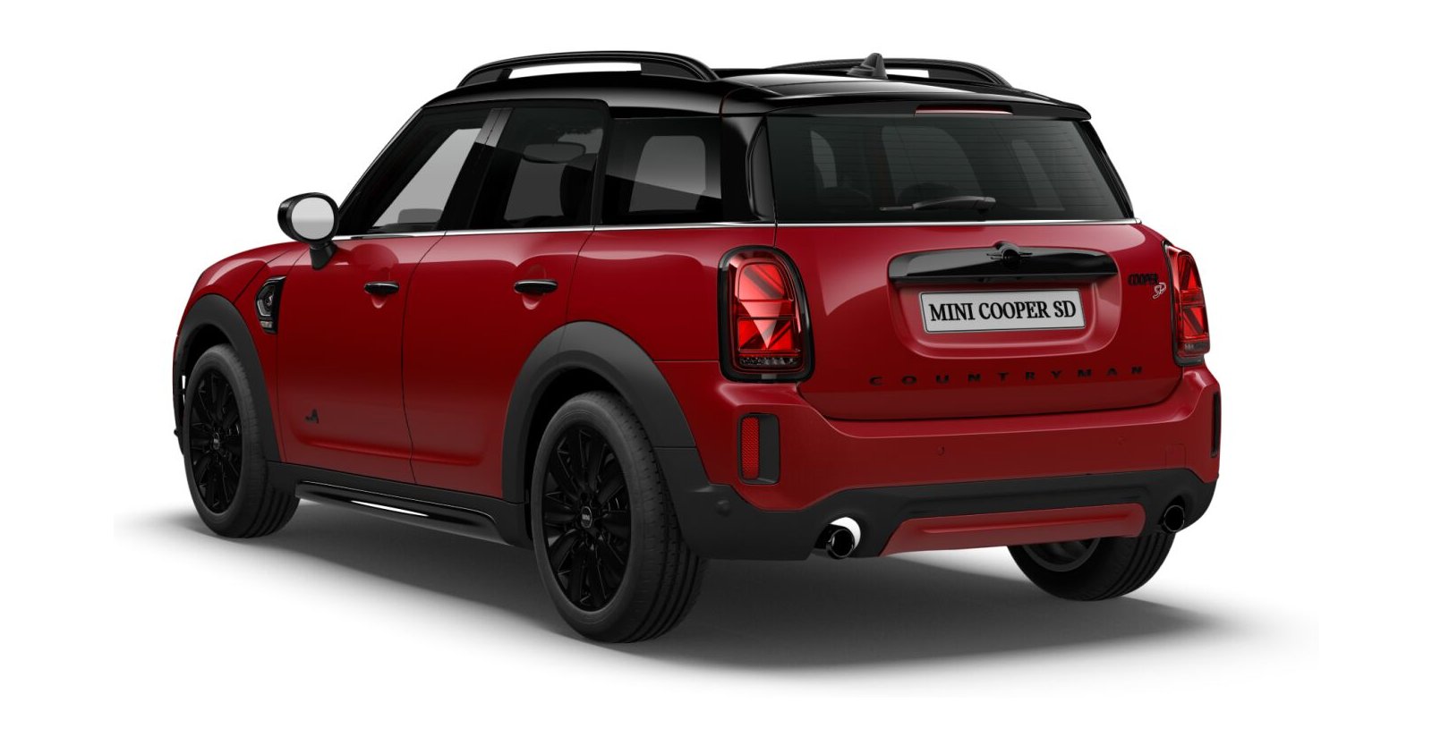 MINI MINI Countryman in Rot von hinten