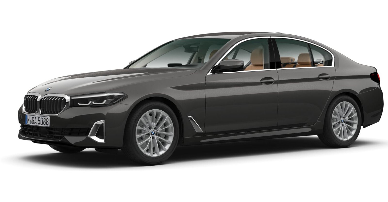 BMW BMW 5er in Grau von vorne BMW BMW 5er in Grau von vorne