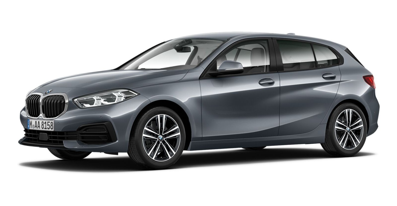BMW BMW 1er in Grau von vorne
