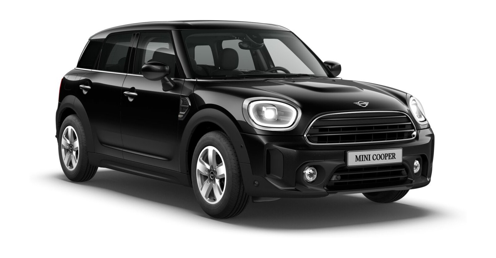MINI MINI Countryman in Schwarz von vorne MINI MINI Countryman in Schwarz von vorne