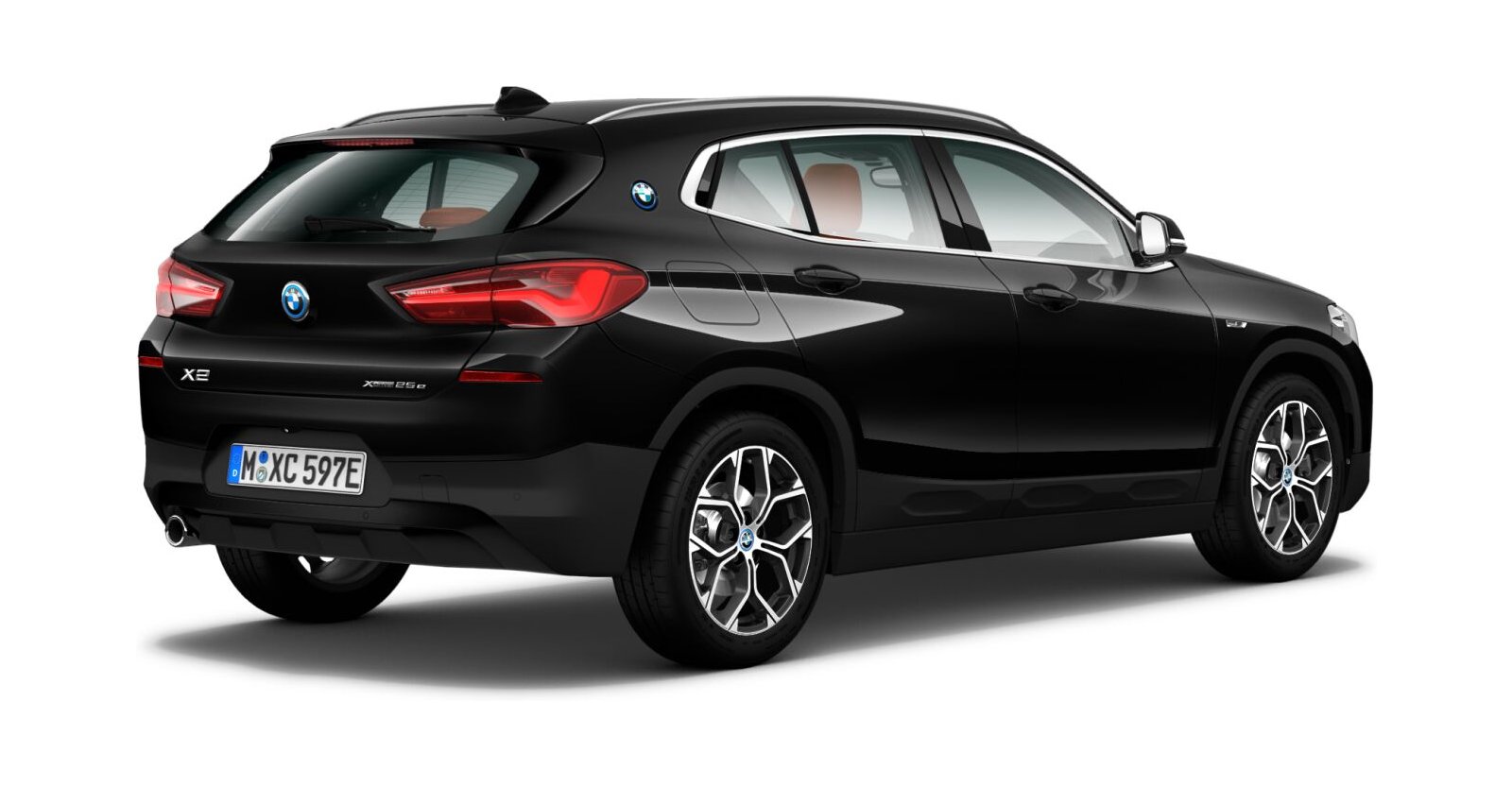 BMW BMW X in Schwarz von hinten BMW BMW X in Schwarz von hinten
