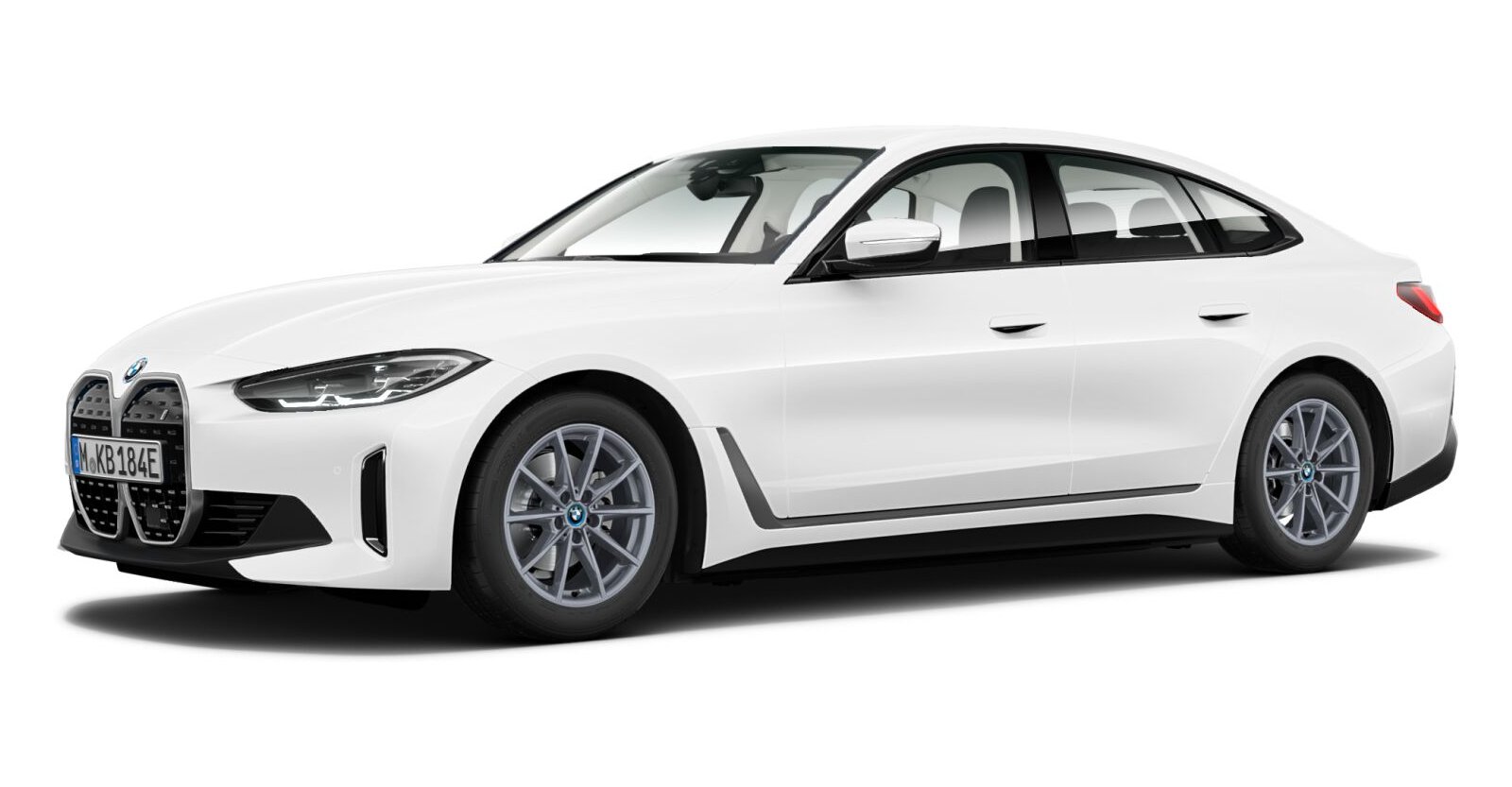 BMW BMW I in Weiß von vorne BMW BMW I in Weiß von vorne