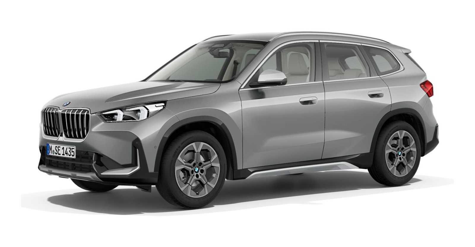 BMW X1 sDrive20i in Grau von vorne