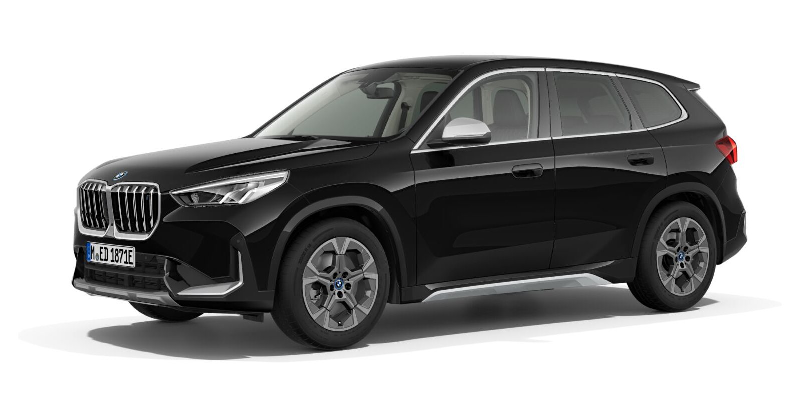 BMW BMW I in Schwarz von vorne BMW BMW I in Schwarz von vorne
