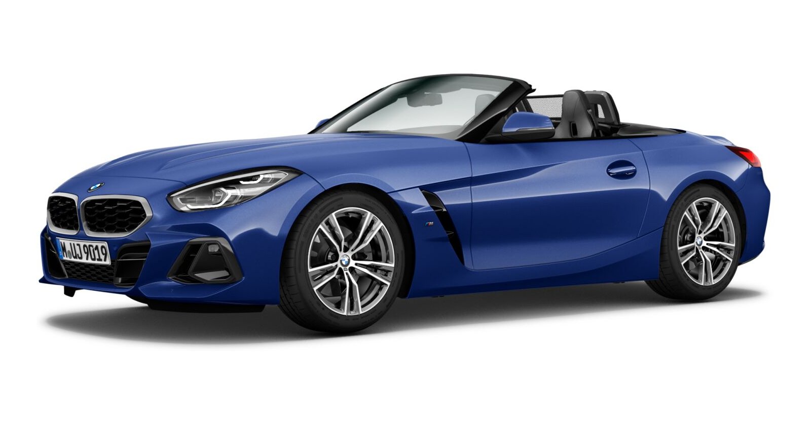 BMW Z4 sDrive20i in Blau von vorne BMW Z4 sDrive20i in Blau von vorne