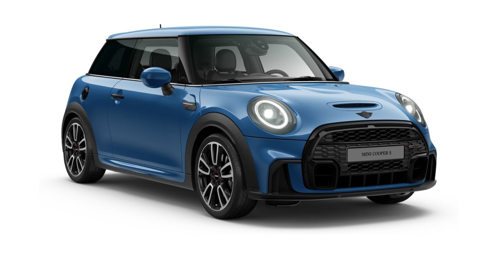 MINI MINI 3-Türer in Blau von vorne MINI MINI 3-Türer in Blau von vorne