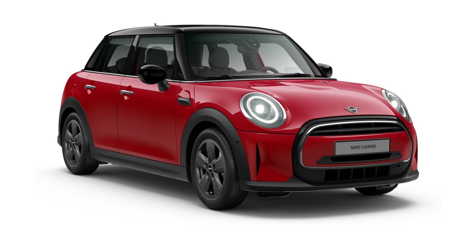 MINI MINI 5-Türer in Rot von vorne MINI MINI 5-Türer in Rot von vorne