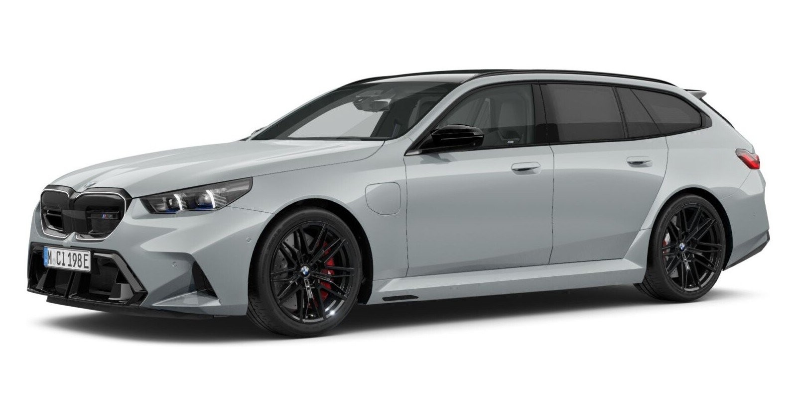 BMW M5 Touring in Grau von vorne BMW M5 Touring in Grau von vorne