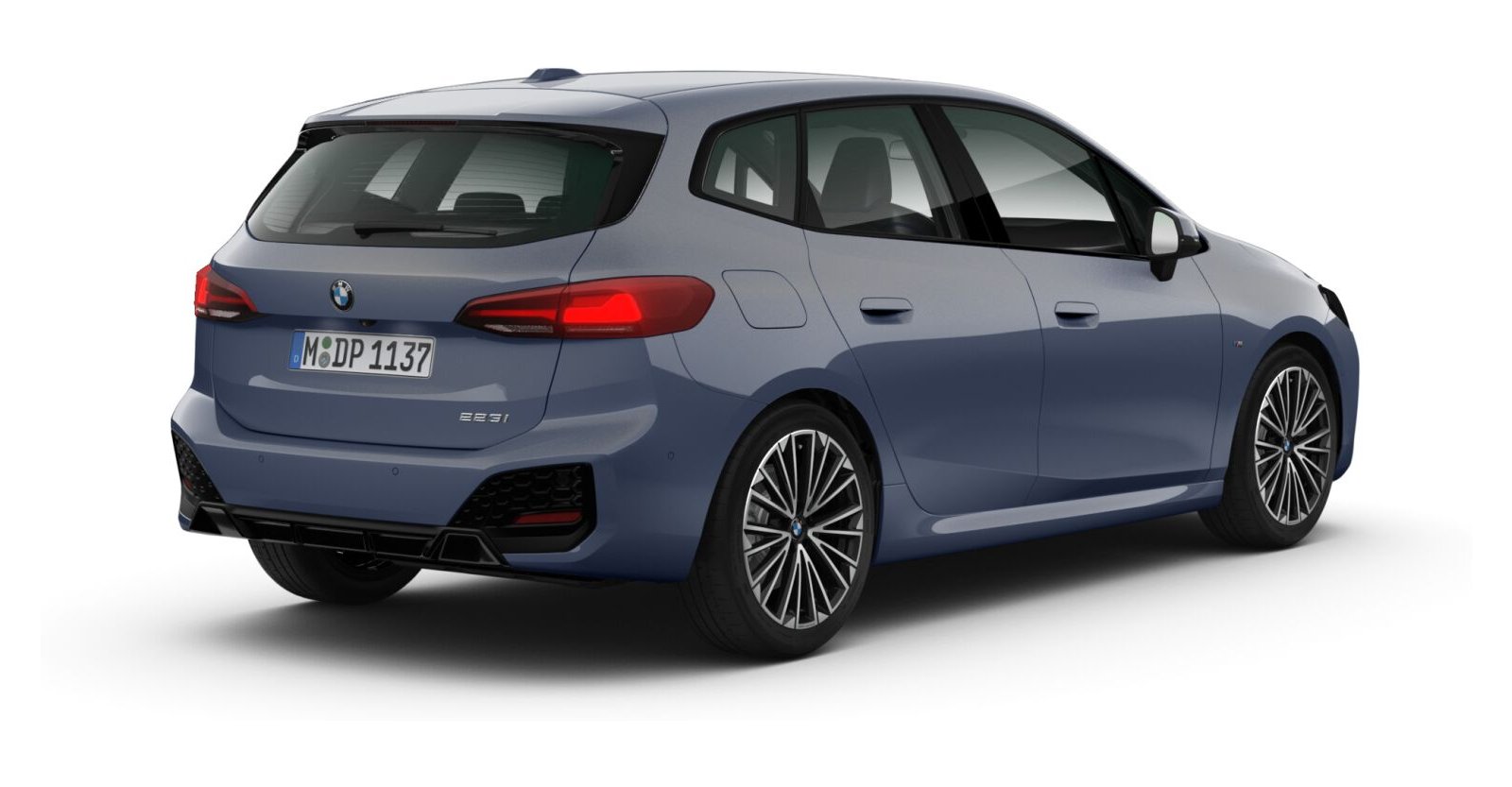 BMW BMW 2er in Grau von hinten BMW BMW 2er in Grau von hinten