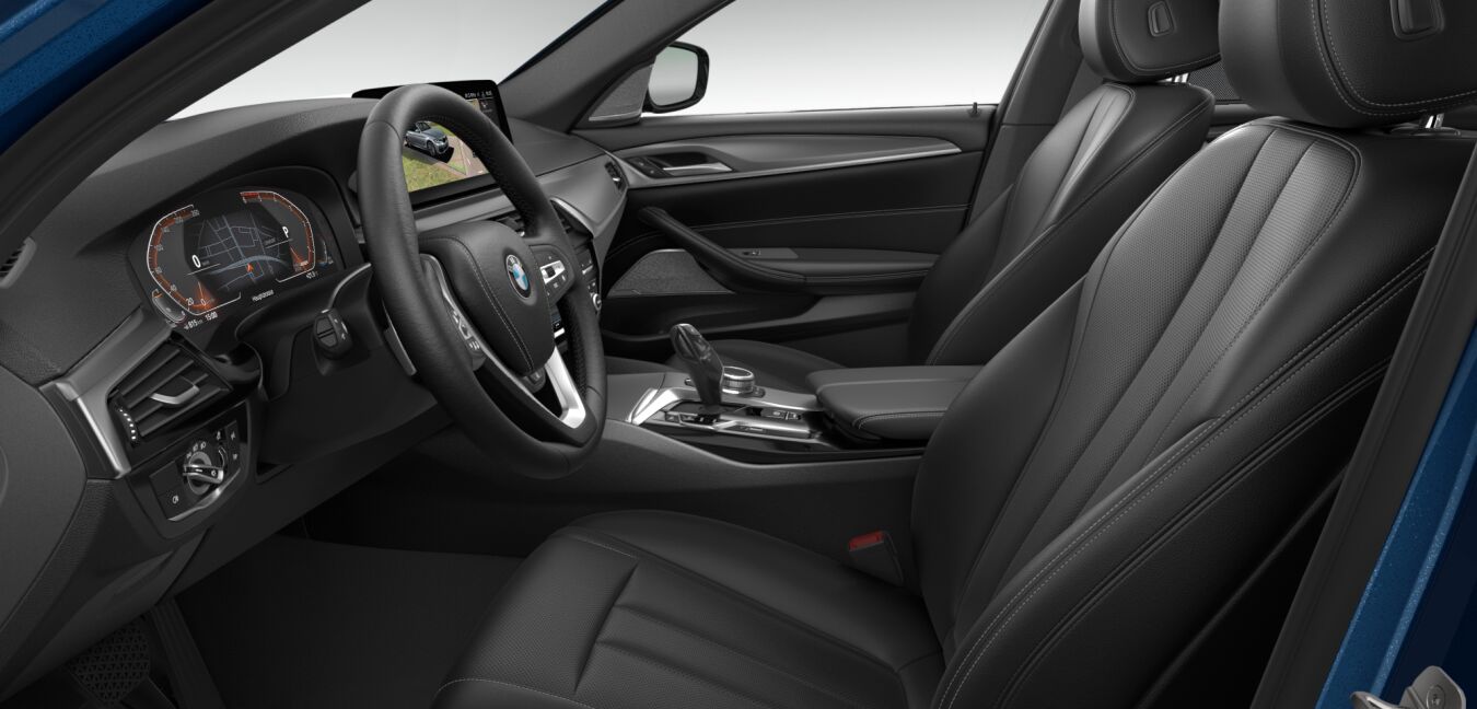 BMW BMW 5er im Innenraum seitlich