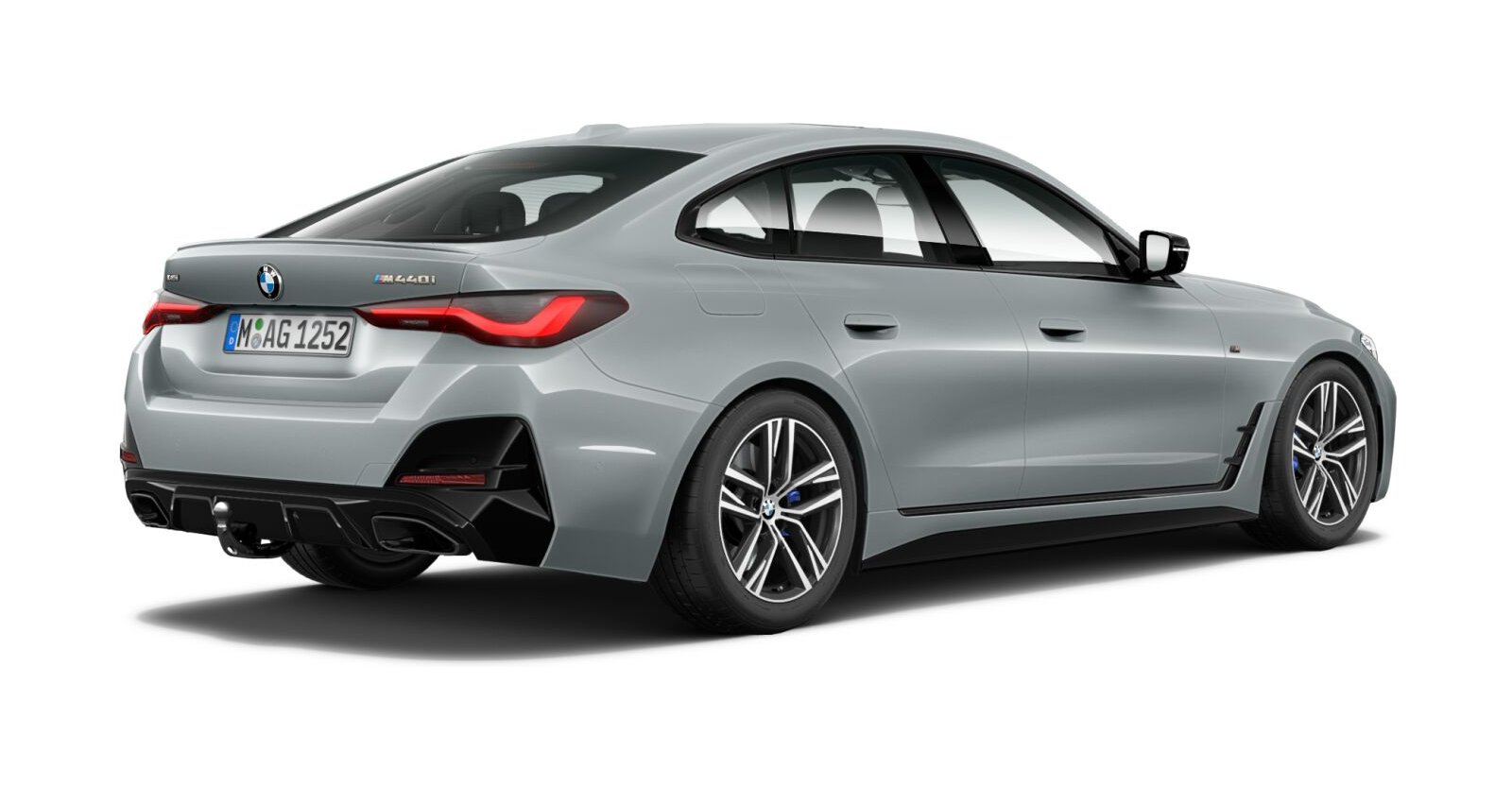 BMW BMW 4er in Grau von hinten BMW BMW 4er in Grau von hinten