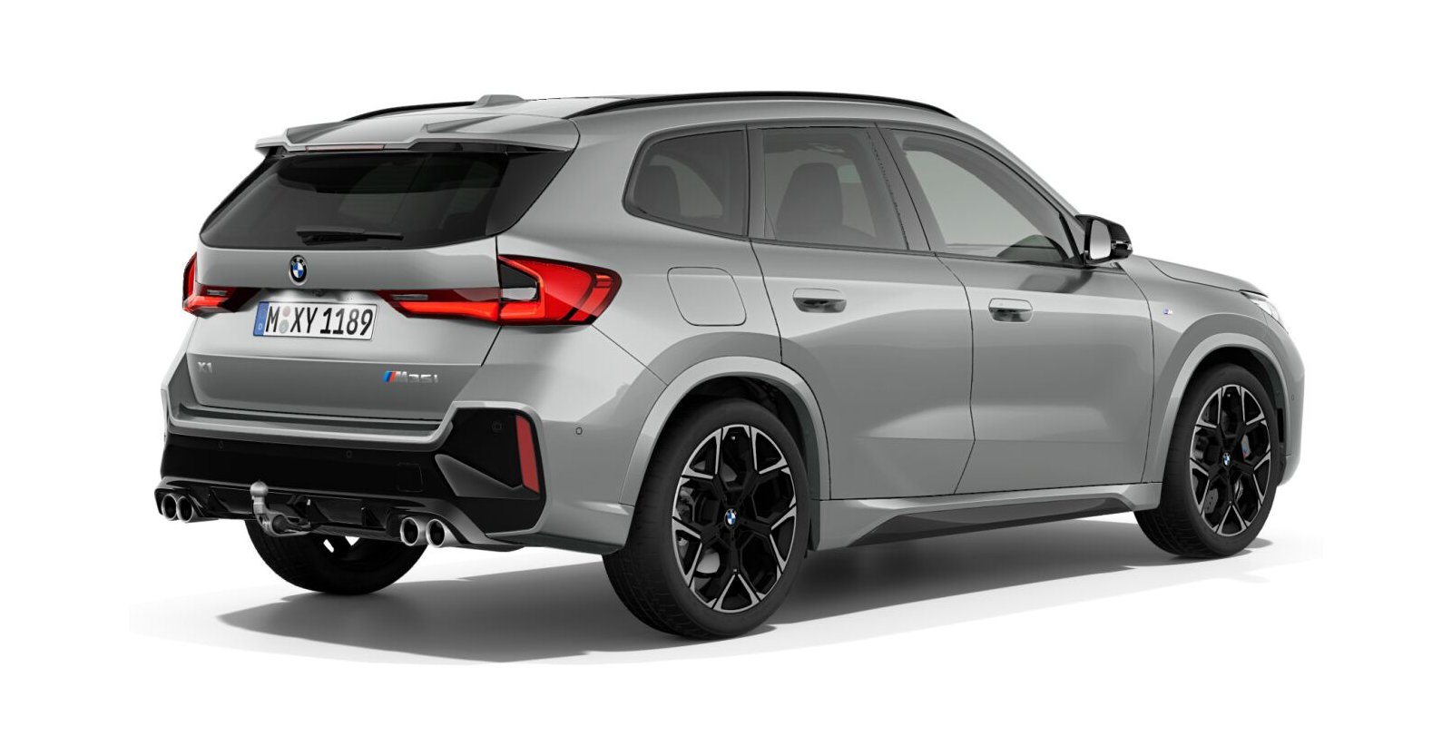 BMW BMW X in Grau von hinten