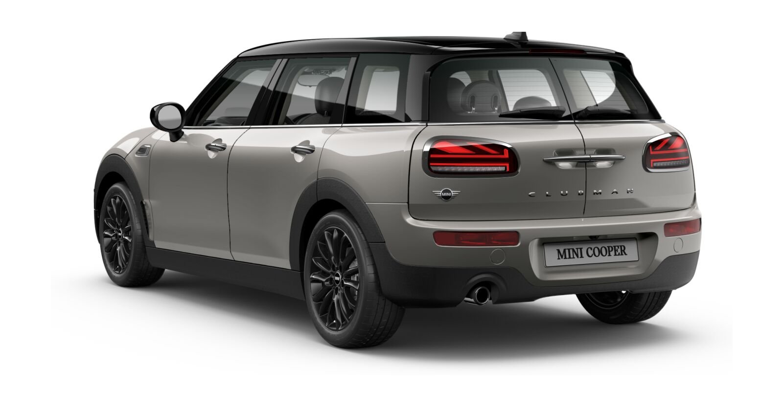 MINI MINI Clubman in Silber von hinten MINI MINI Clubman in Silber von hinten