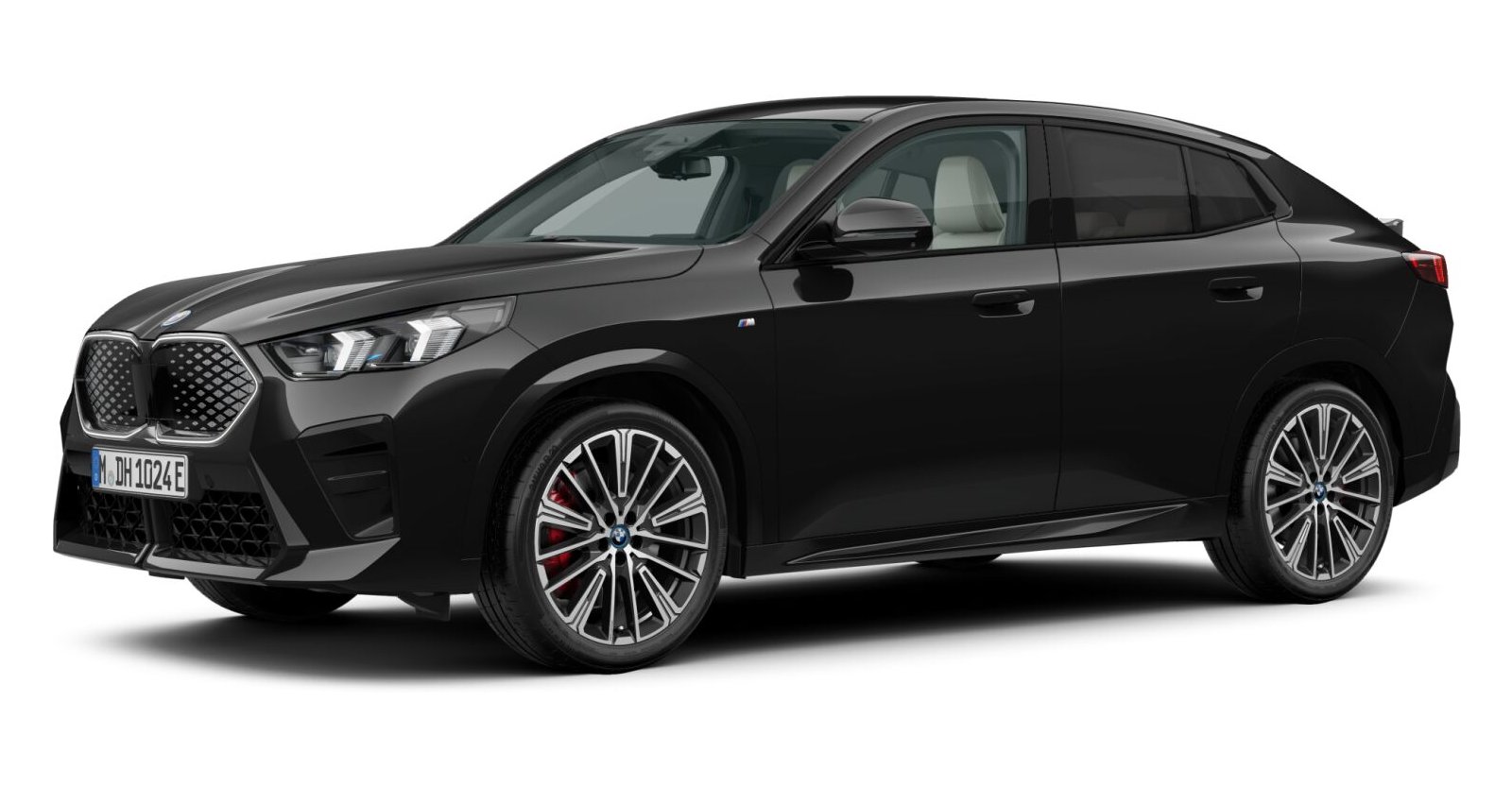 BMW BMW I in Schwarz von vorne BMW BMW I in Schwarz von vorne