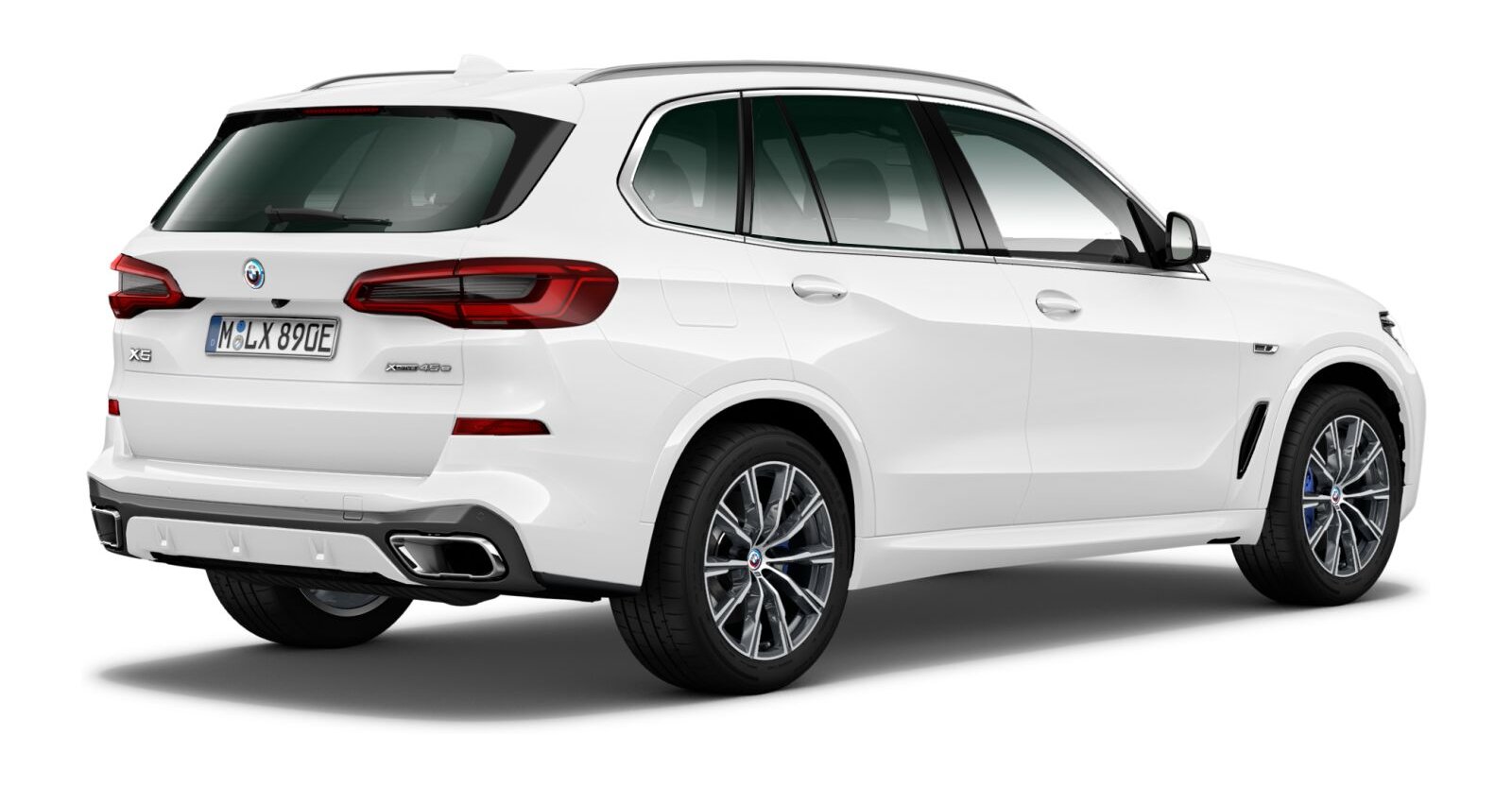 BMW BMW X in Weiß von hinten BMW BMW X in Weiß von hinten