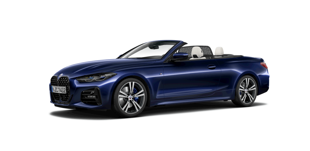 BMW BMW 4er in Blau von vorne