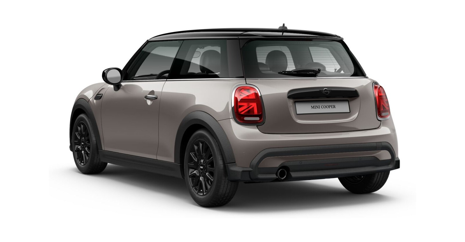 MINI MINI 3-Türer in Grau von hinten MINI MINI 3-Türer in Grau von hinten