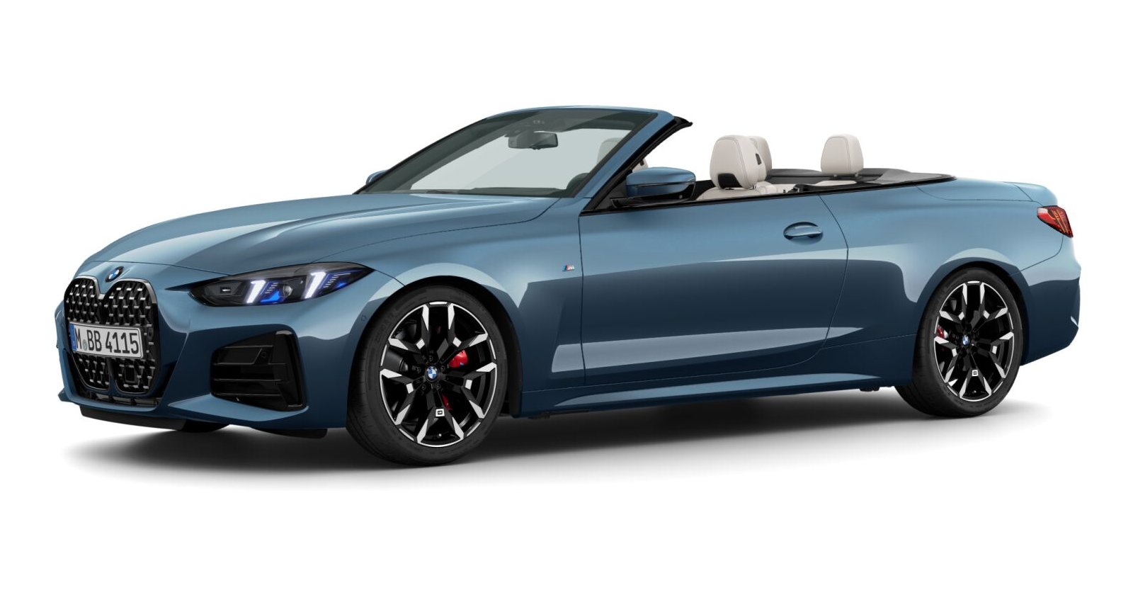 BMW BMW 4er in Blau von vorne