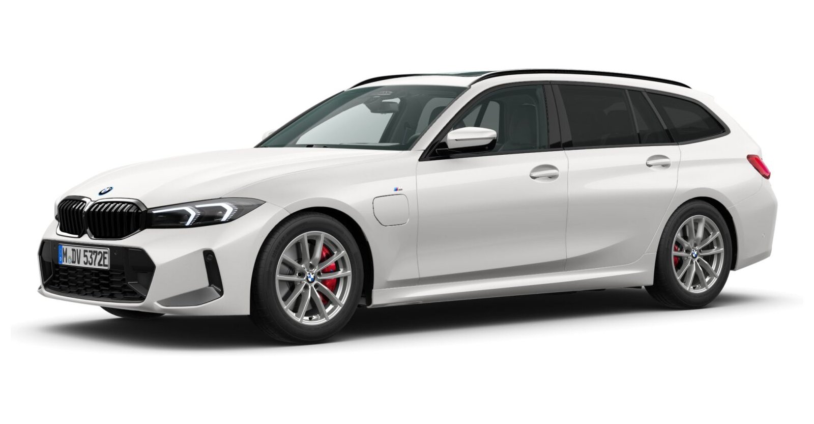 BMW BMW 3er in Weiß von vorne BMW BMW 3er in Weiß von vorne
