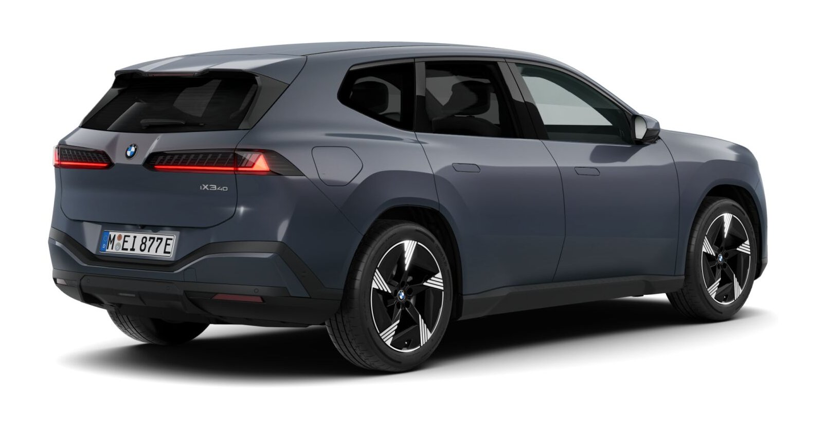 BMW BMW I in Grau von hinten