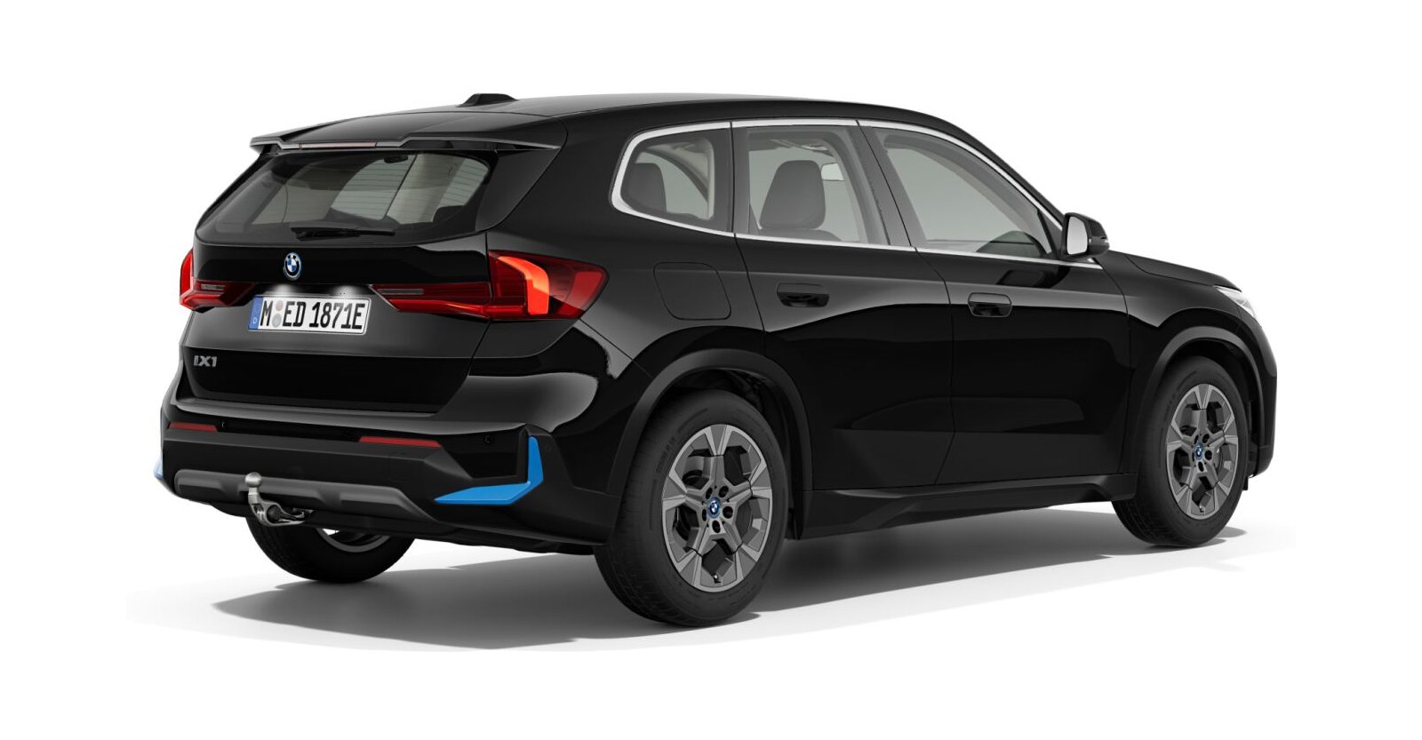 BMW BMW I in Schwarz von hinten BMW BMW I in Schwarz von hinten