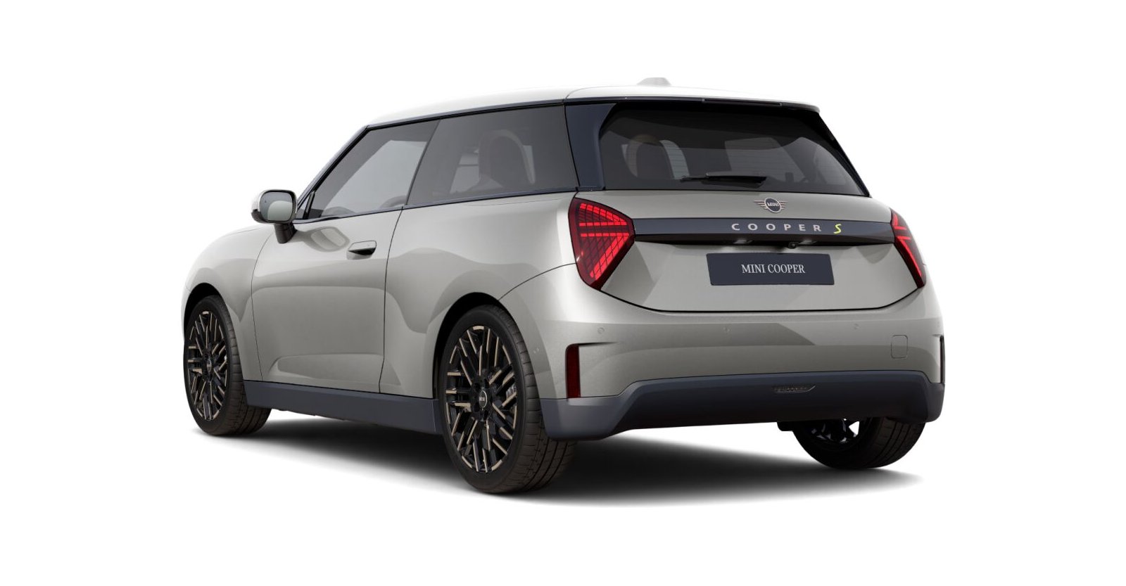 MINI MINI 3-Türer in Silber von hinten
