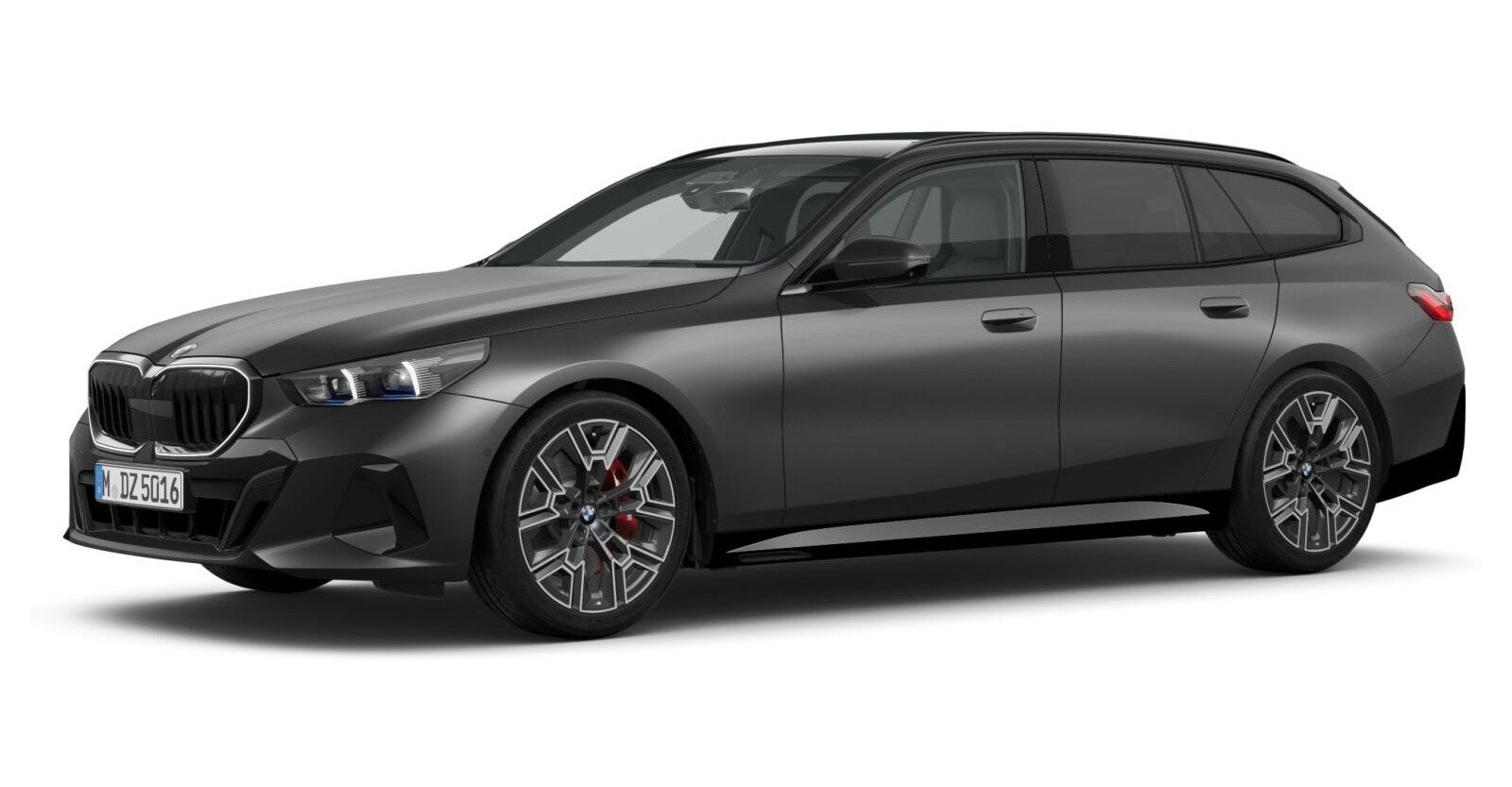 BMW 540d xDrive Touring in Grau von vorne BMW 540d xDrive Touring in Grau von vorne