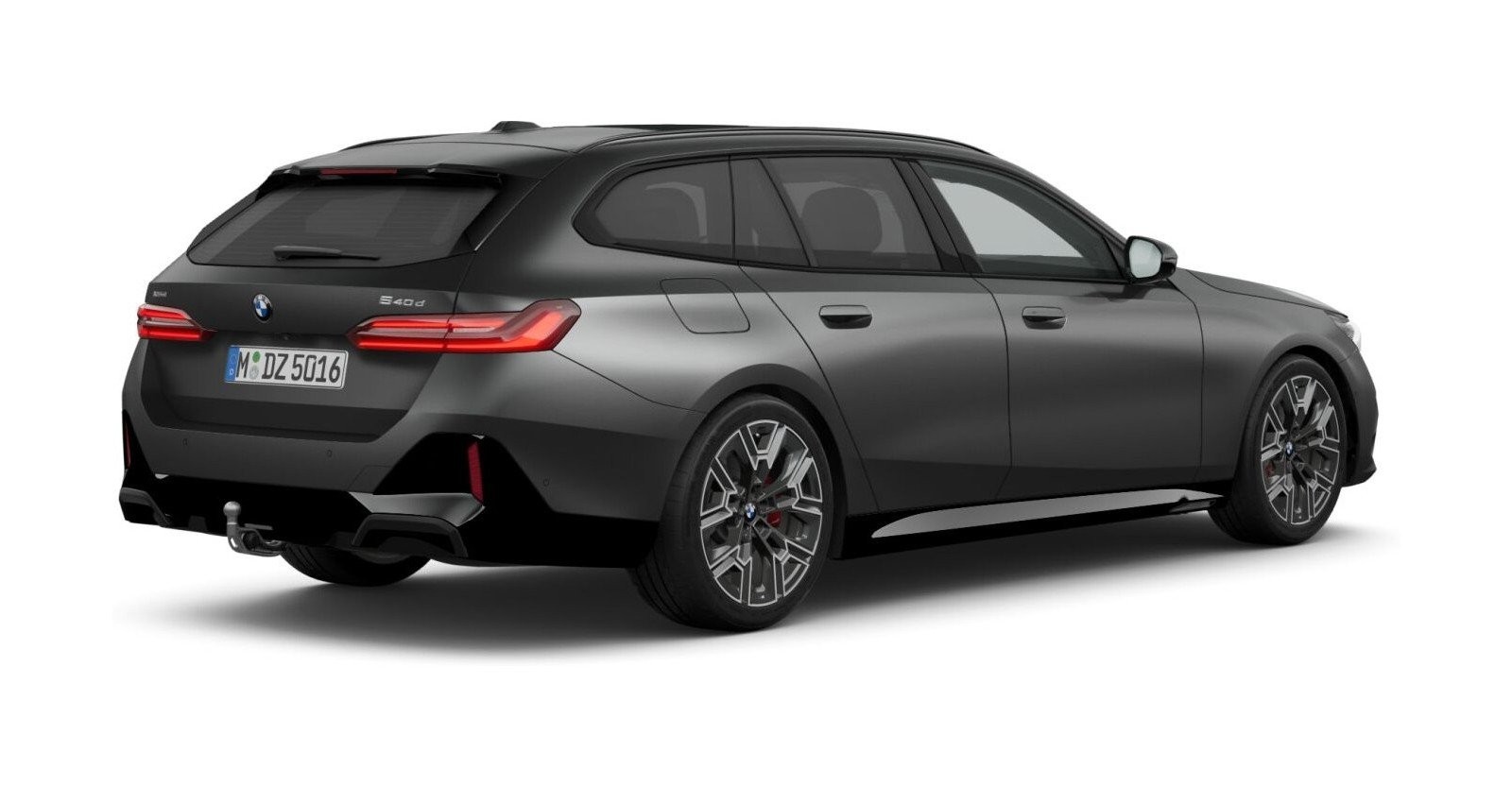 BMW BMW 5er in Grau von hinten BMW BMW 5er in Grau von hinten