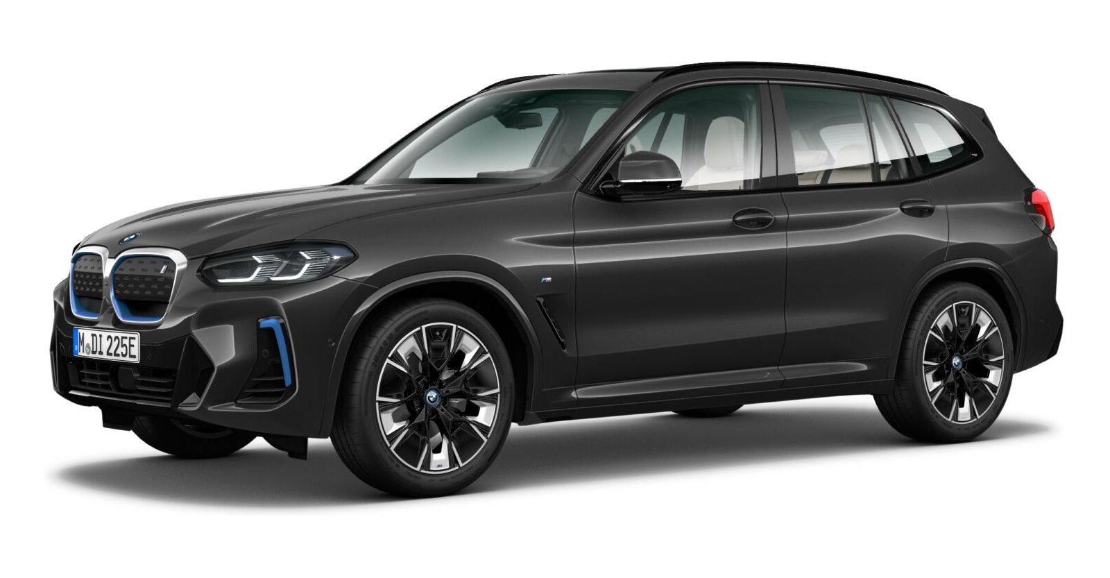 BMW iX3 in Grau von vorne