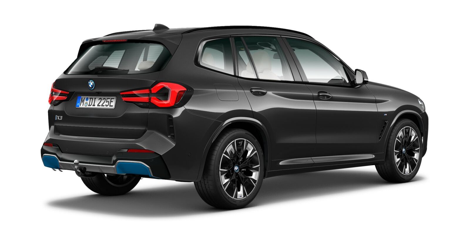 BMW BMW I in Grau von hinten BMW BMW I in Grau von hinten