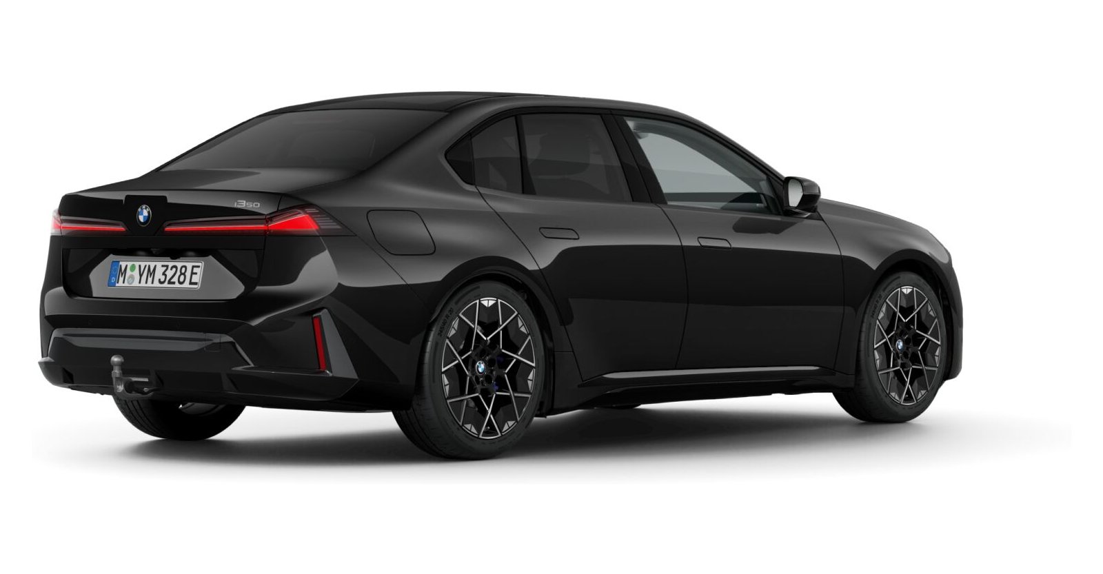 BMW BMW I in Schwarz von hinten