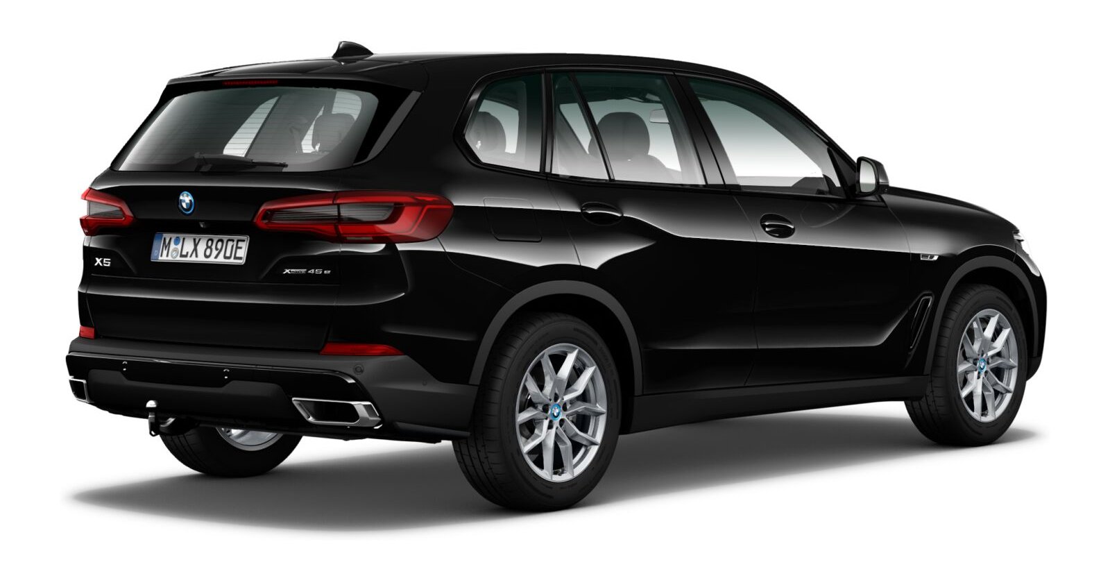 BMW BMW X in Schwarz von hinten
