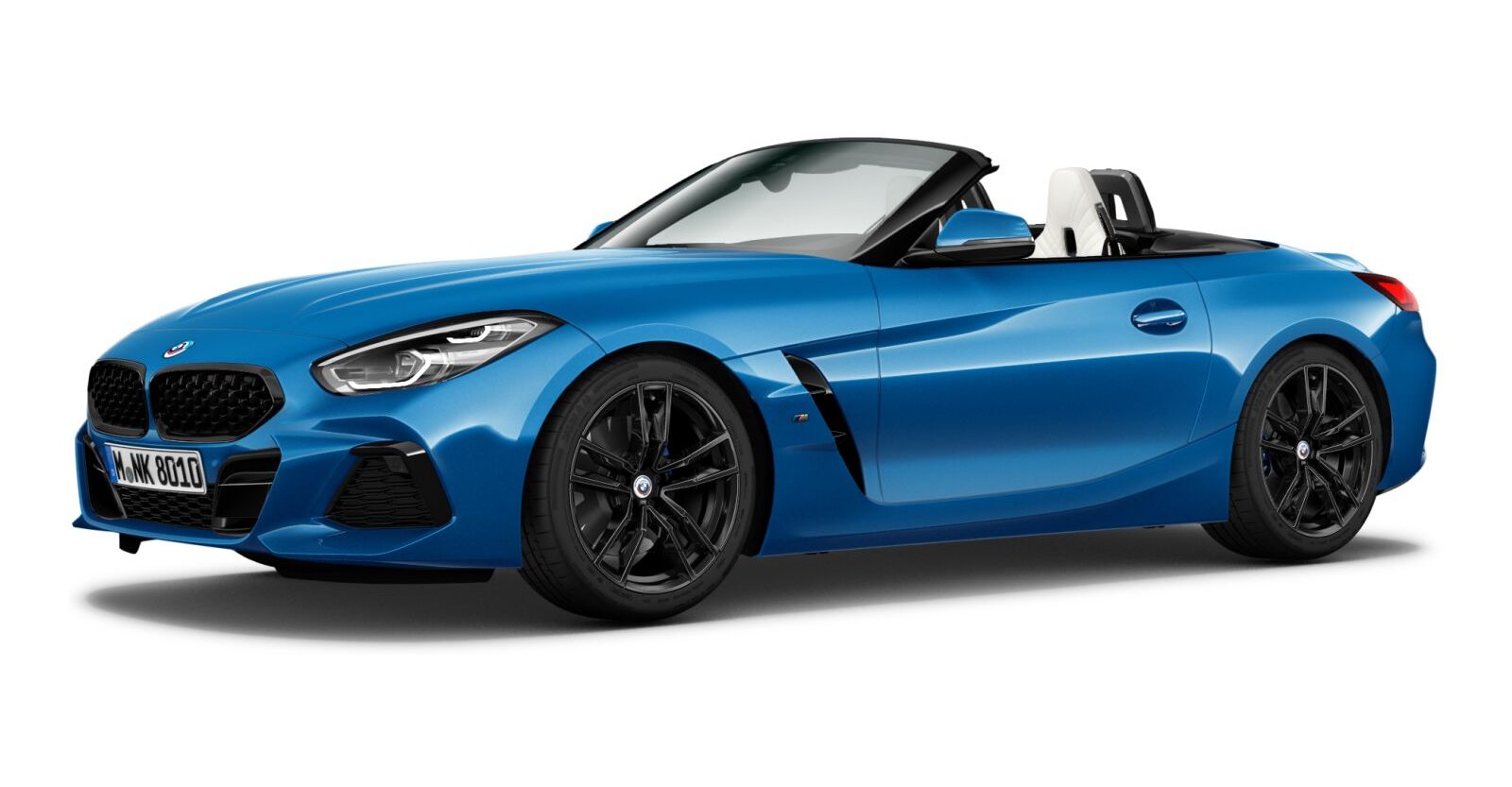 BMW Z4 M40i in Blau von vorne BMW Z4 M40i in Blau von vorne